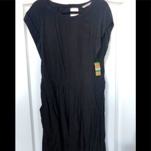 NWT Rachel Roy black dress with pockets size L